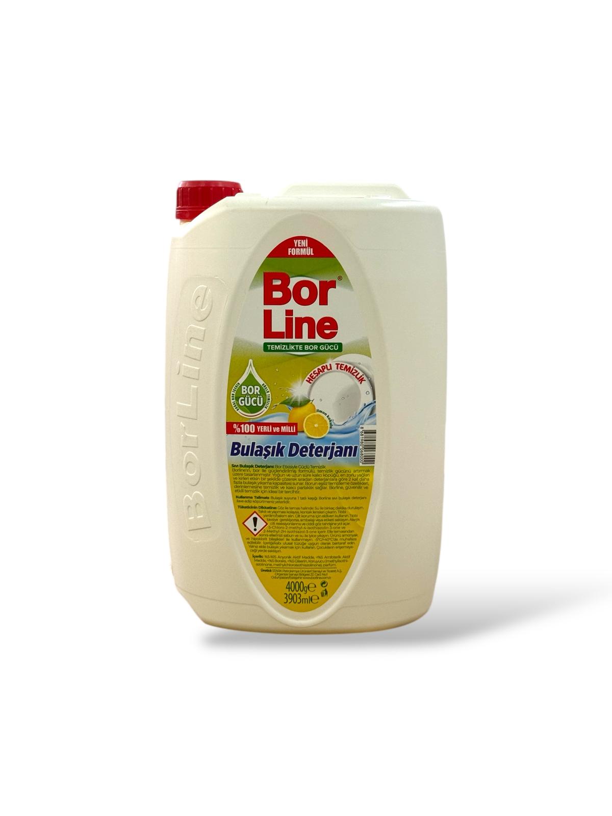 Borline Bor Katkılı 650 ml Bulaşık Deterjanı x 3