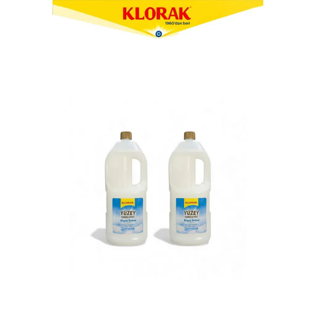 Klorak Beyaz Sabun Yüzey Temizleyici 1970 Ml 2 Adet