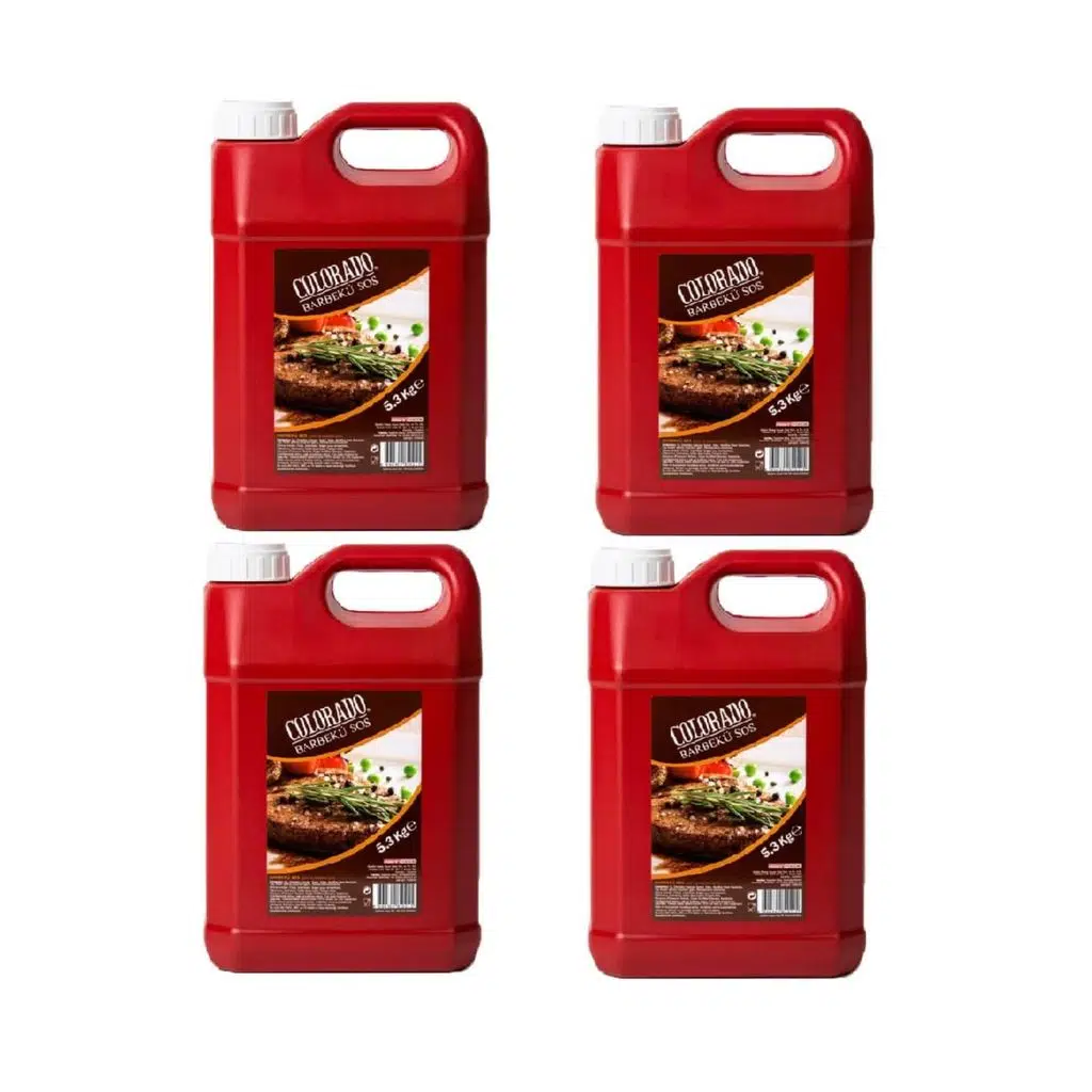 5300 gr Barbekü Sos * 4 Adet Toplam 21,200 gr