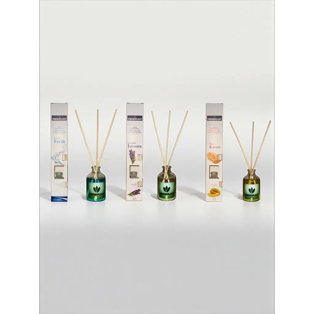 Bambu Çubuklu 3 lü Set Aqua-Kavun-Lavanta Oda Kokusu(3X500=150 ml)