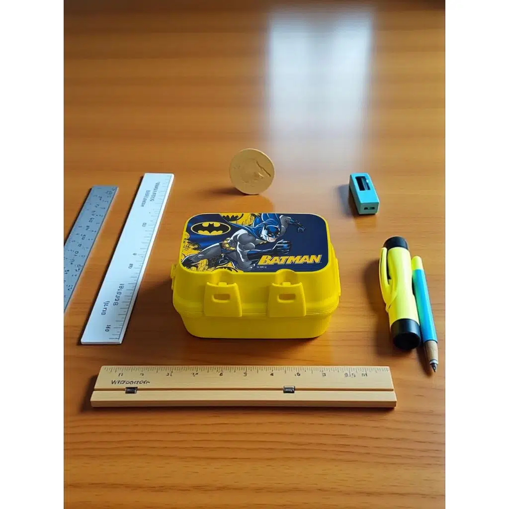 Batman 4 Bölmeli Çocuk Beslenme Kutusu 