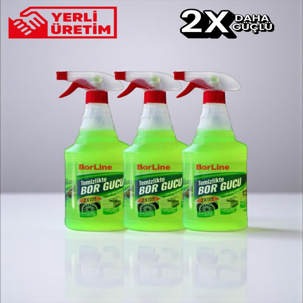 Borgücü Çok Amaçlı Genel Temizlik 1000ml 3 adet