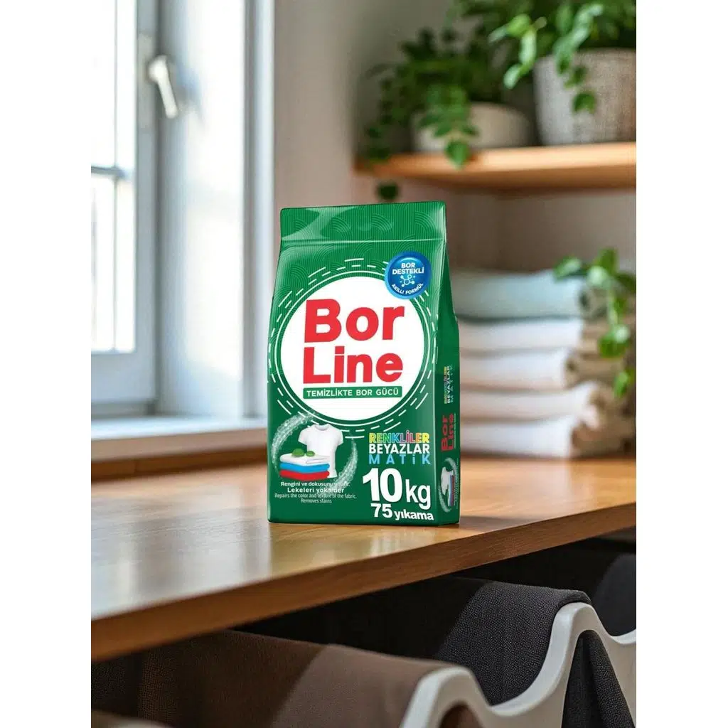 Borline 10 kg Renkliler ve Beyazlar İçin Toz Deterjanı