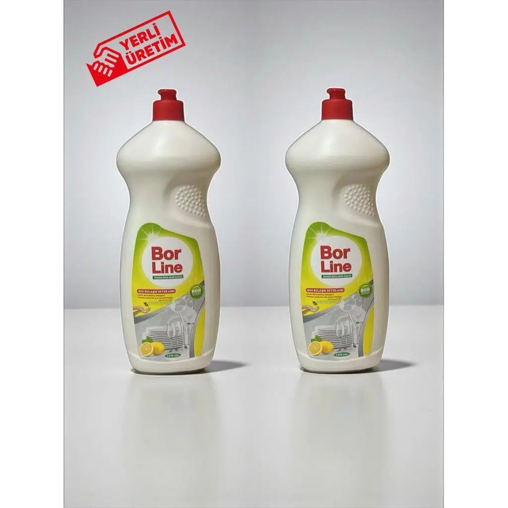 Borline 2 Adet 1350 Ml Limon Özlü Sıvı Bulaşık Yıkama Deterjanı