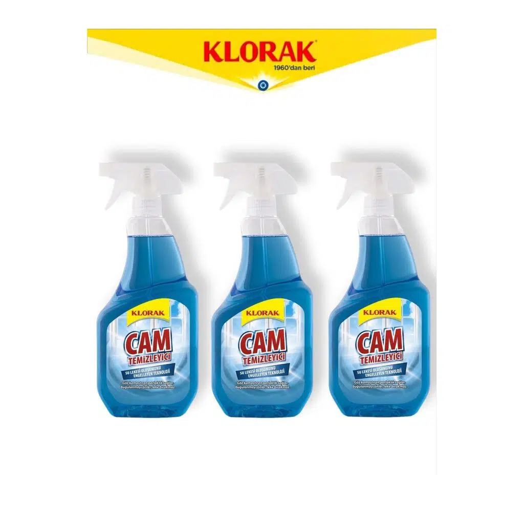 CAM TEMİZLEYİCİ 925 ML 3 ADET