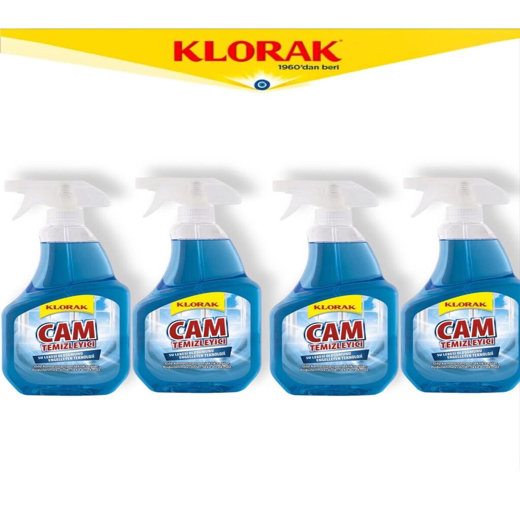 CAM TEMİZLEYİCİ 925 ML 4 ADET