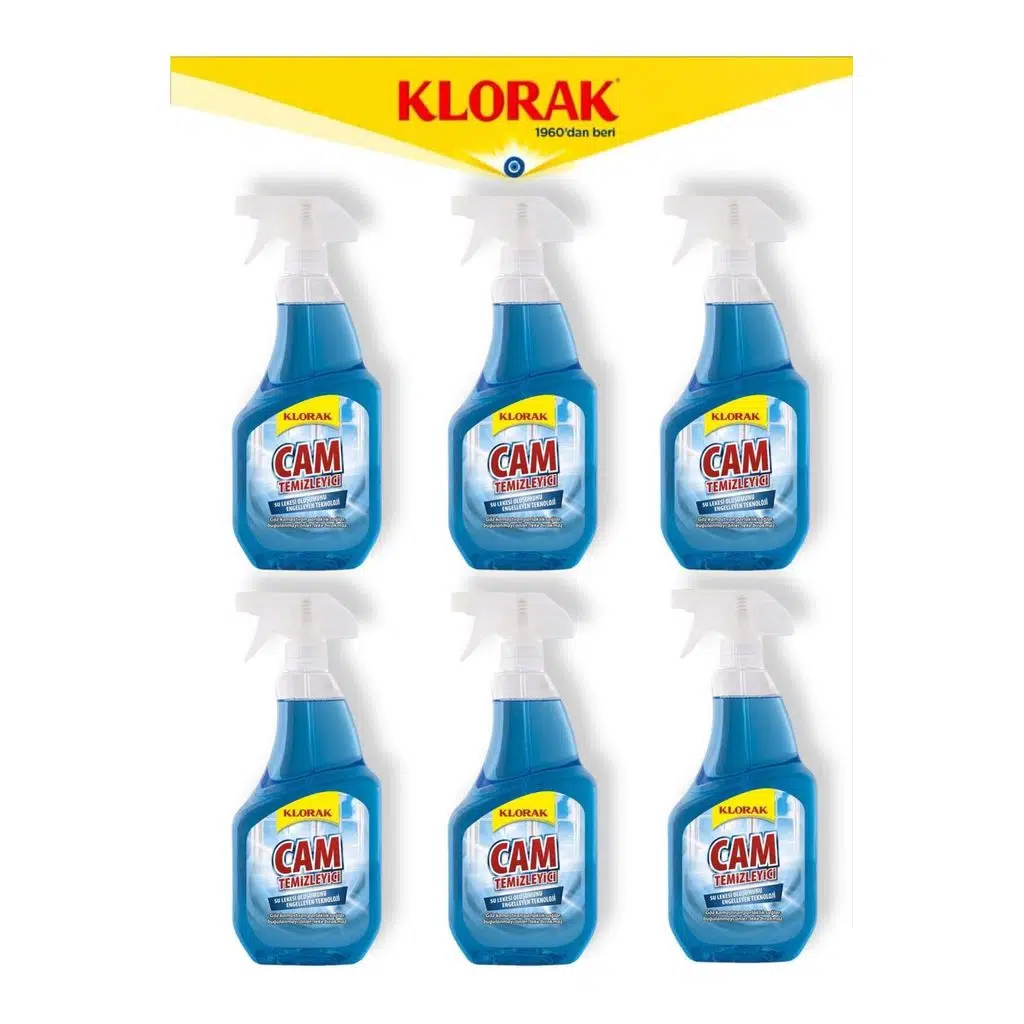 CAM TEMİZLEYİCİ 925 ML 6 ADET