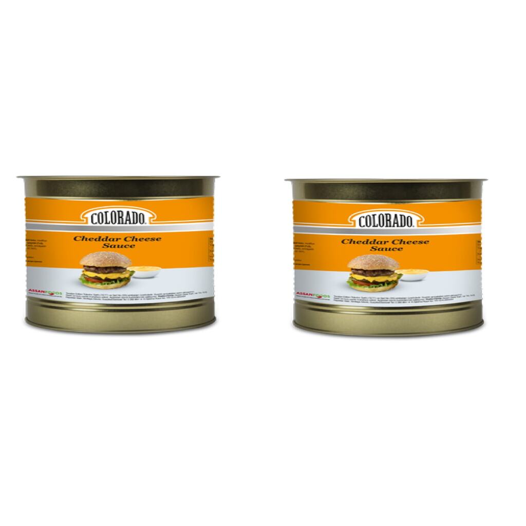 Cheddar Cheese Sauce 2.800 Gr * 2 Adet 5.600 Gr ( Cheddar Peynir Sosu )