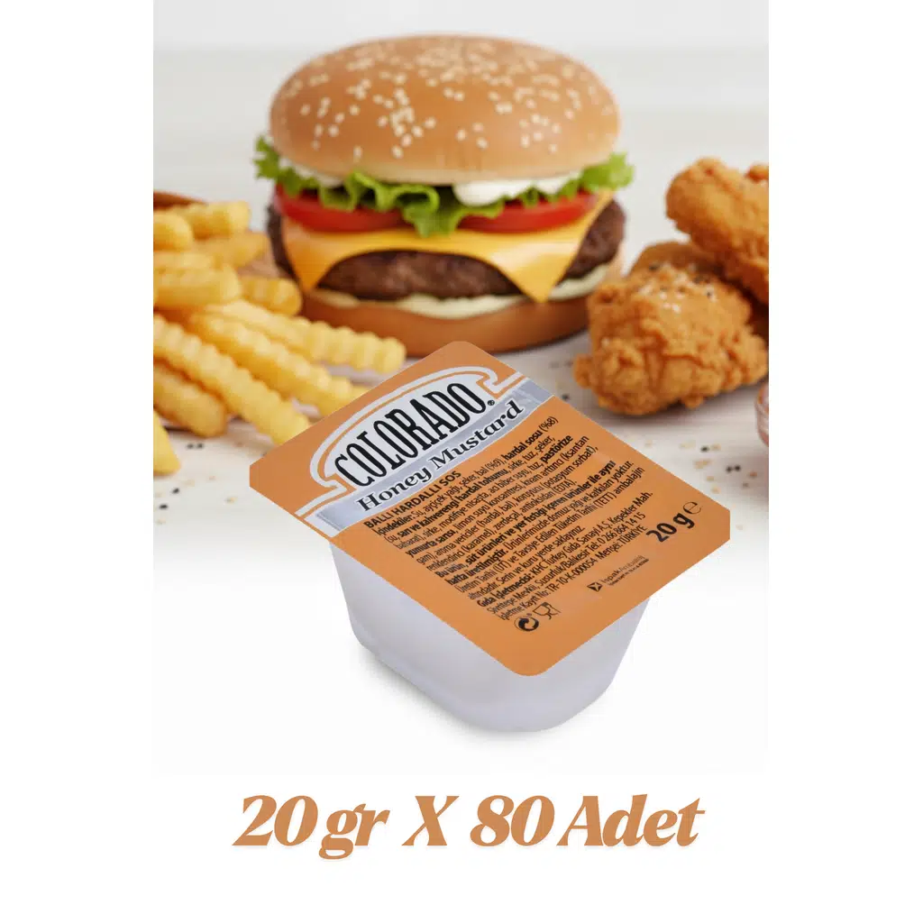 Colorado Ballı Hardallı Sos Küvet 20 gr 80 Adet