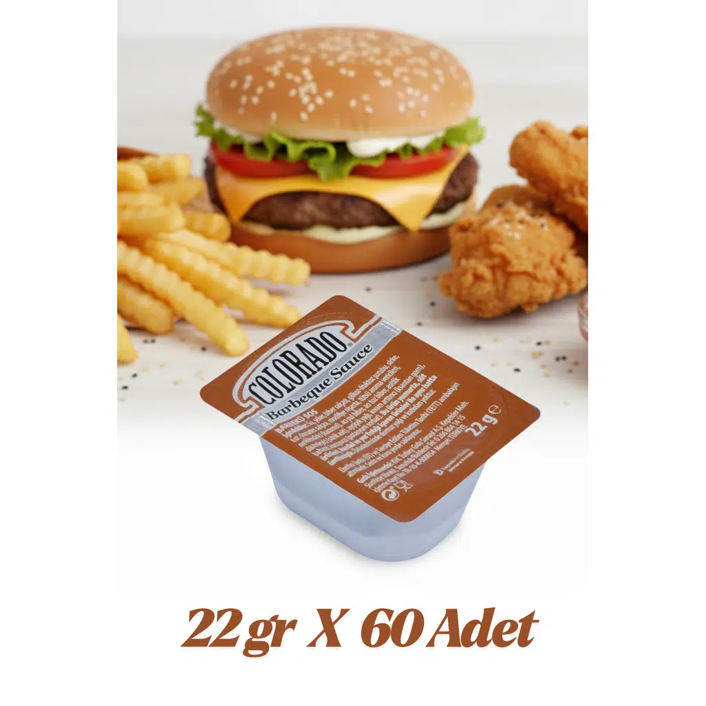 Colorado Barbekü Sos Küvet 22 gr 60 Adet