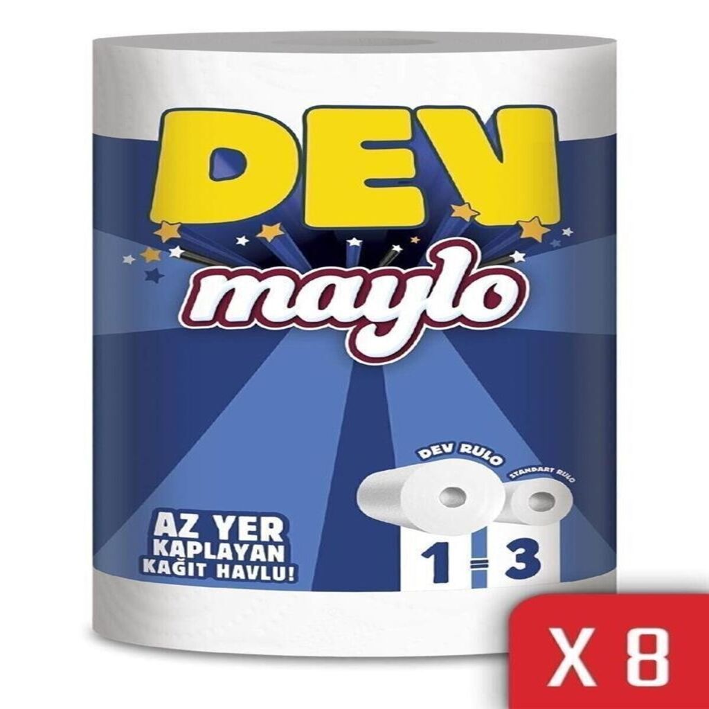 Dev Kağıt Havlu Pro Pack 8 Rulo