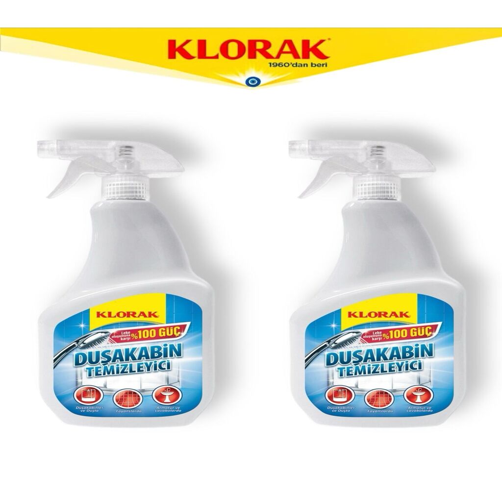 DUŞAKABİN TEMİZLEYİCİ 750 ML 2 ADET