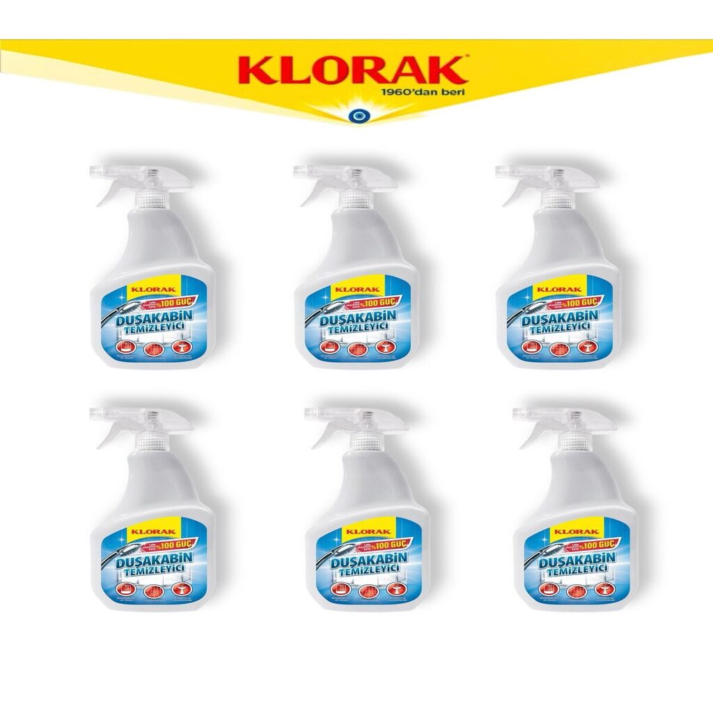 DUŞAKABİN TEMİZLEYİCİ 750 ML 6 ADET