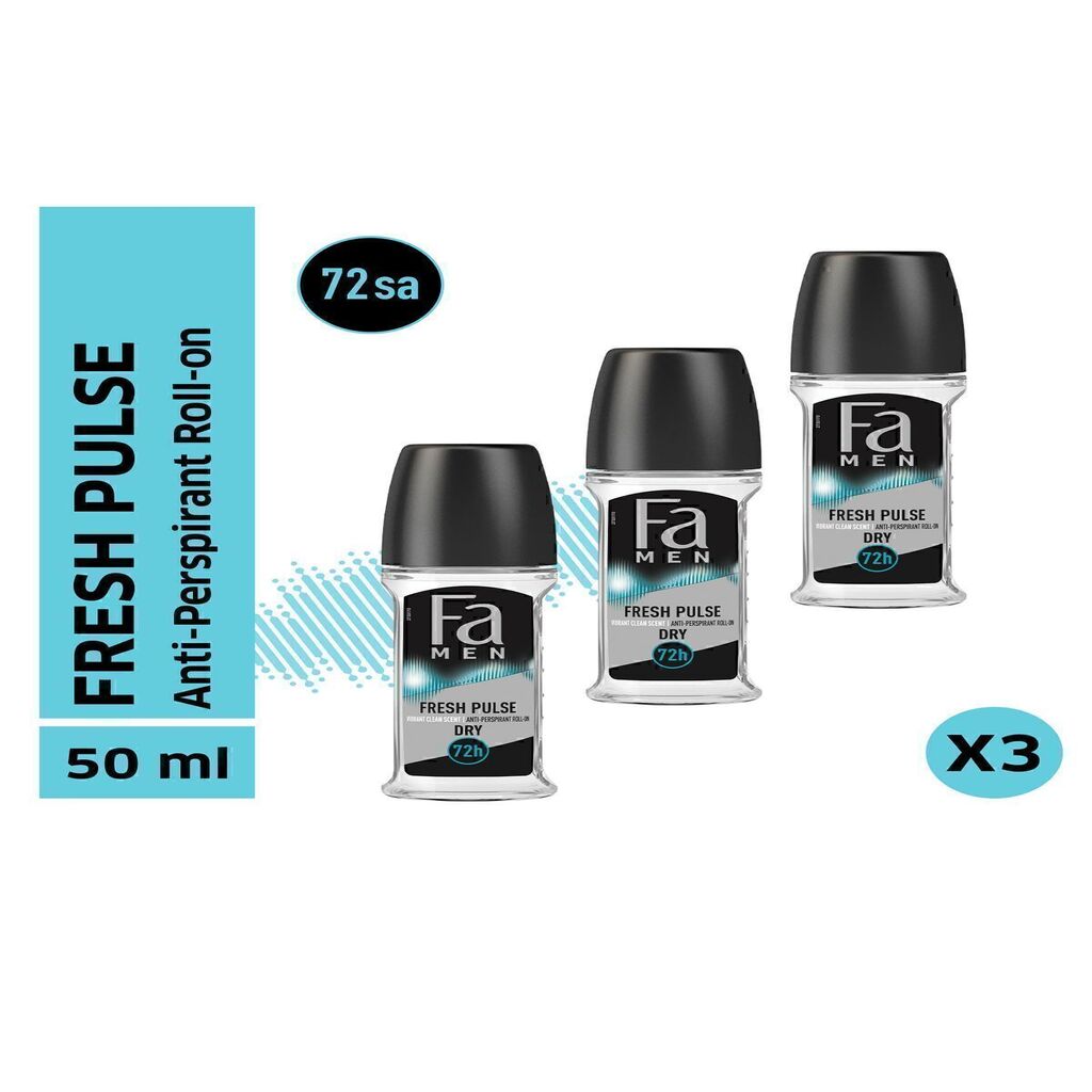 Erkek Fresh Pulse Roll-on X3 Adet
