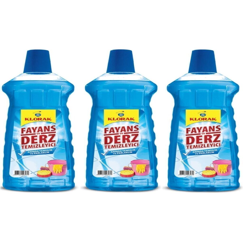 Fayans Ve Derz Temizleyici (mavi Su) 970 ml* 3 adet