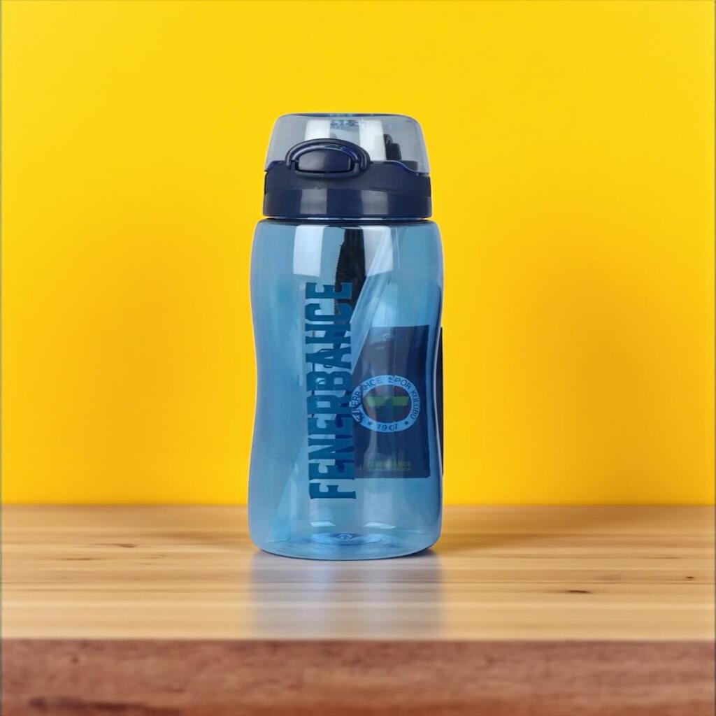 Fenerbahçe Taraftar Şeffaf 750 Ml Pipetli Suluk Matara 