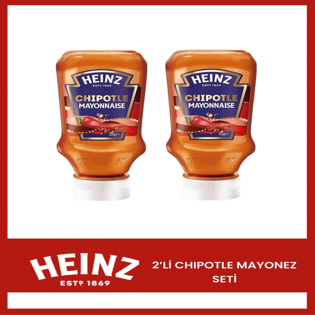 Heinz 2 Adet Chipotle Acılı Mayonez(2X225=450gr)