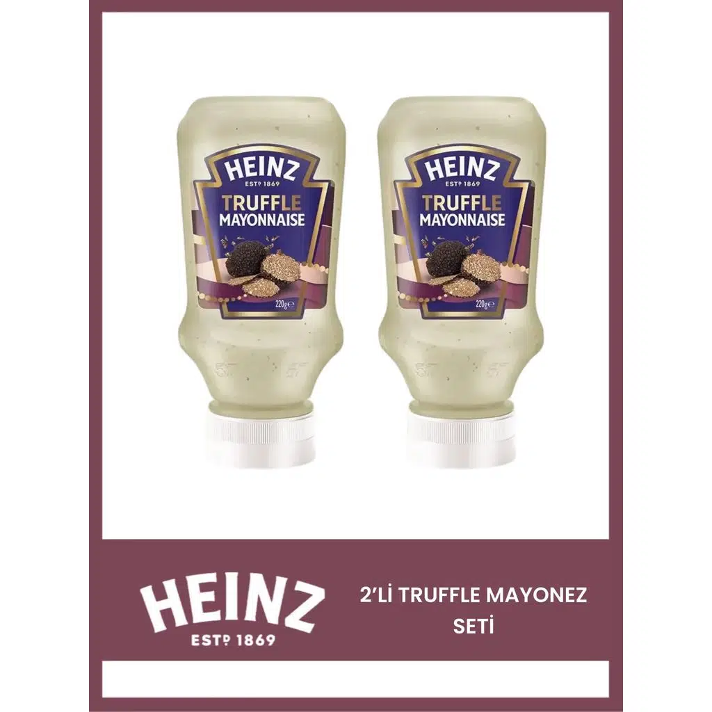 Heinz 2 Adet Truffle Mayonez(2X220=440gr)
