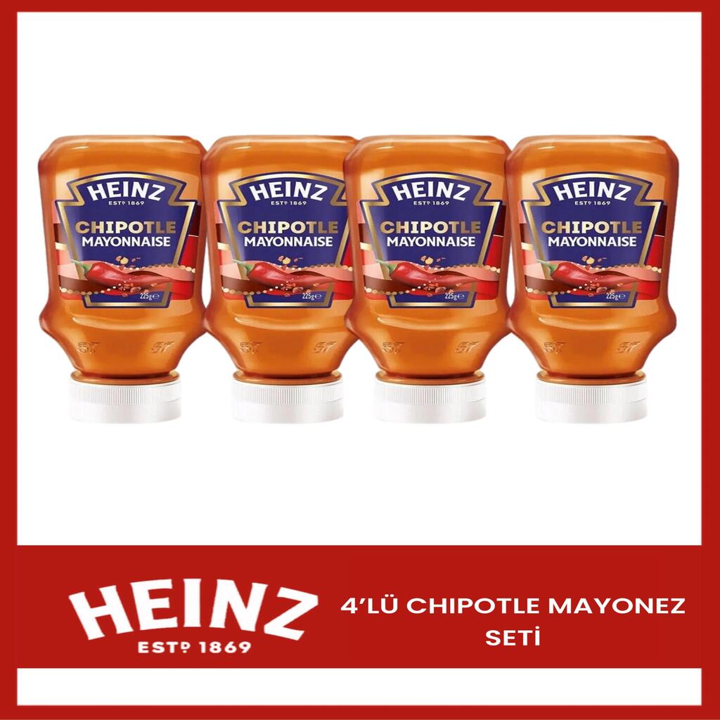 Heinz 4 Adet Chipotle Acılı Mayonez(4X225=900gr)