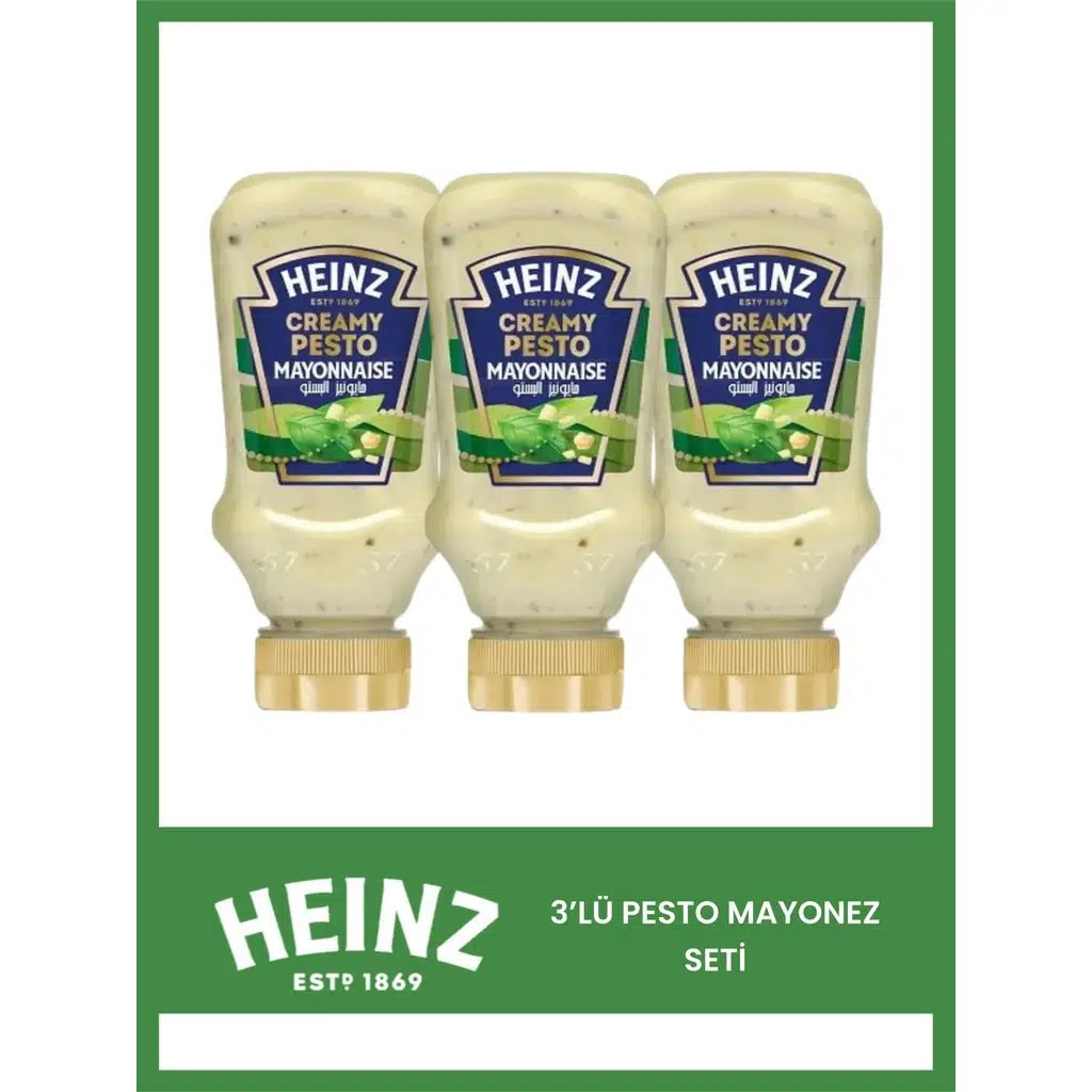 Heinz 3 Adet Creamy Pesto(3X225=675gr)