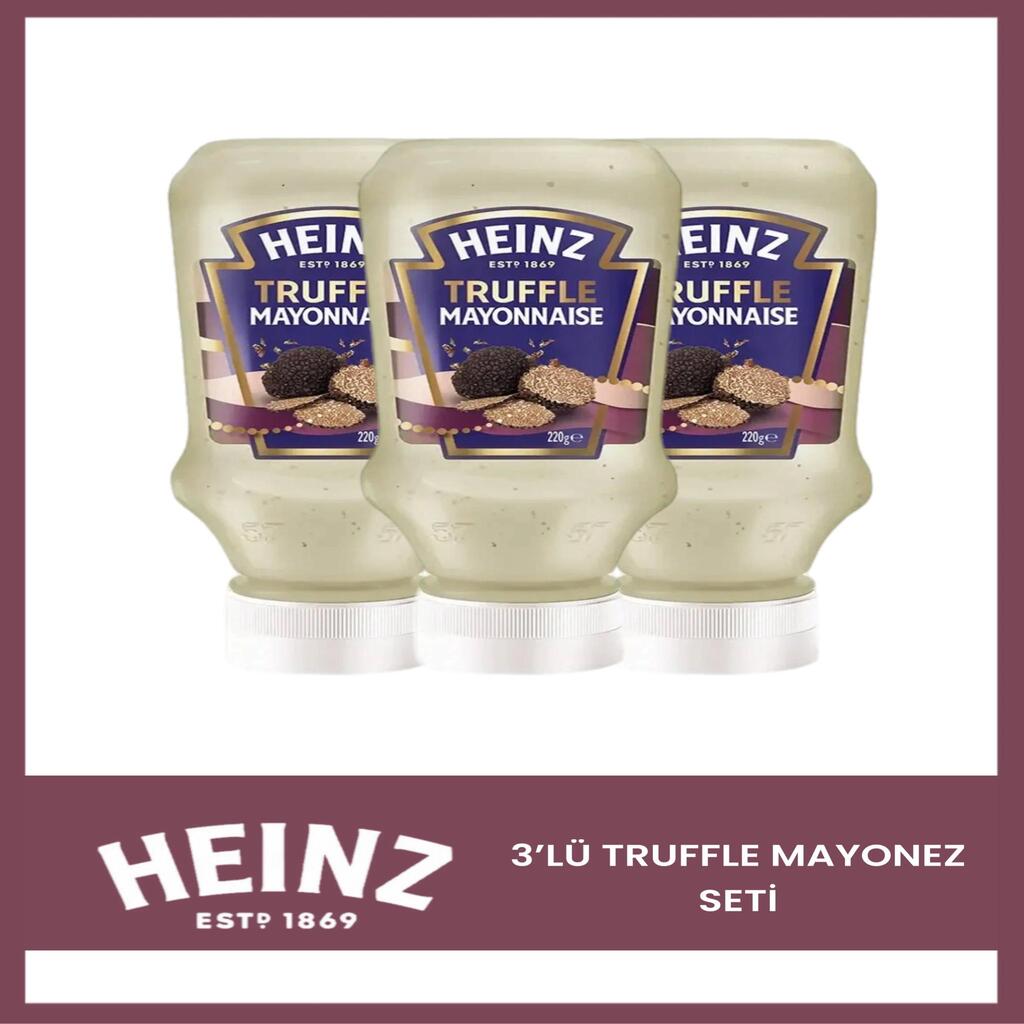 Heinz 3 Adet Truffle Mayonez(3X220=660gr)