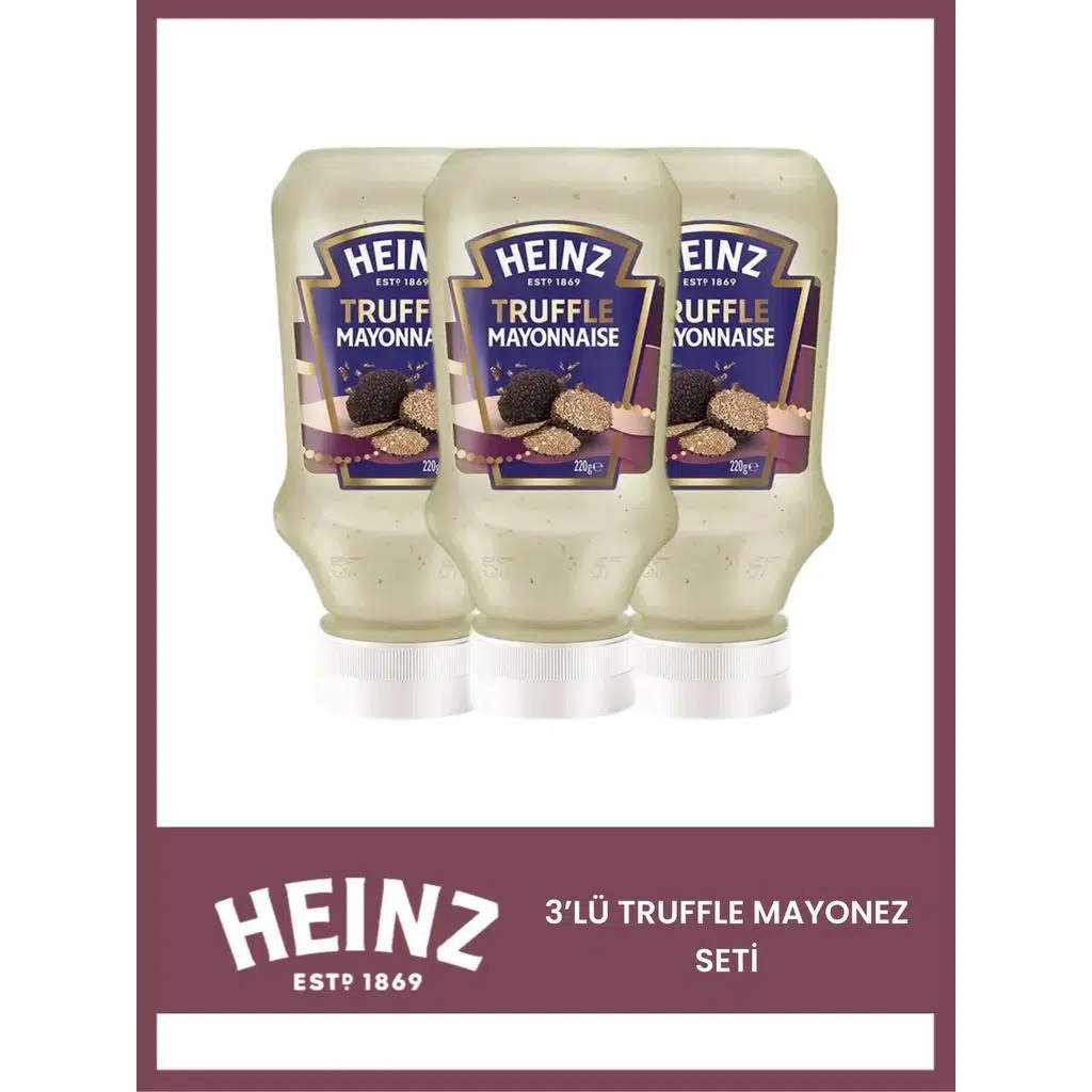 Heinz 3 Adet Truffle Mayonez(3X220=660gr)