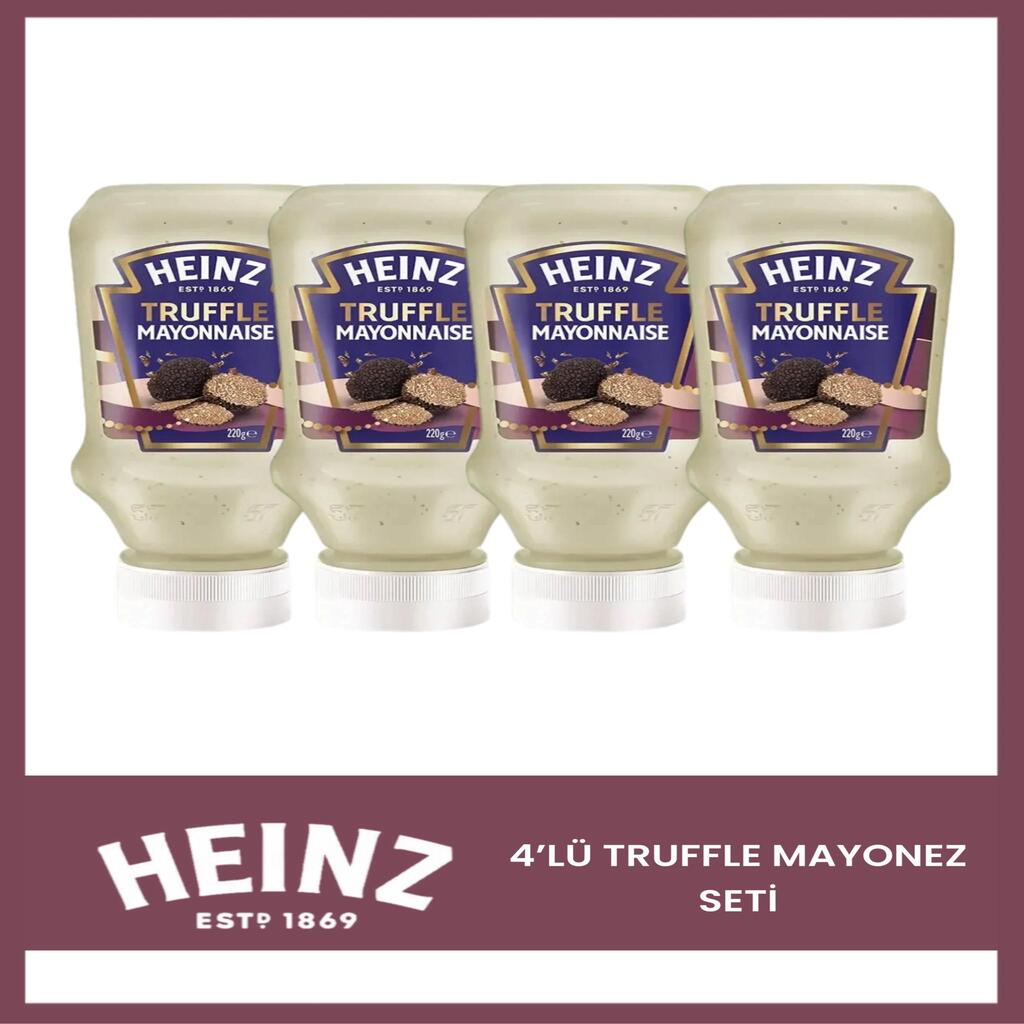 Heinz 4 Adet Truffle Mayonez(4X220=880gr)