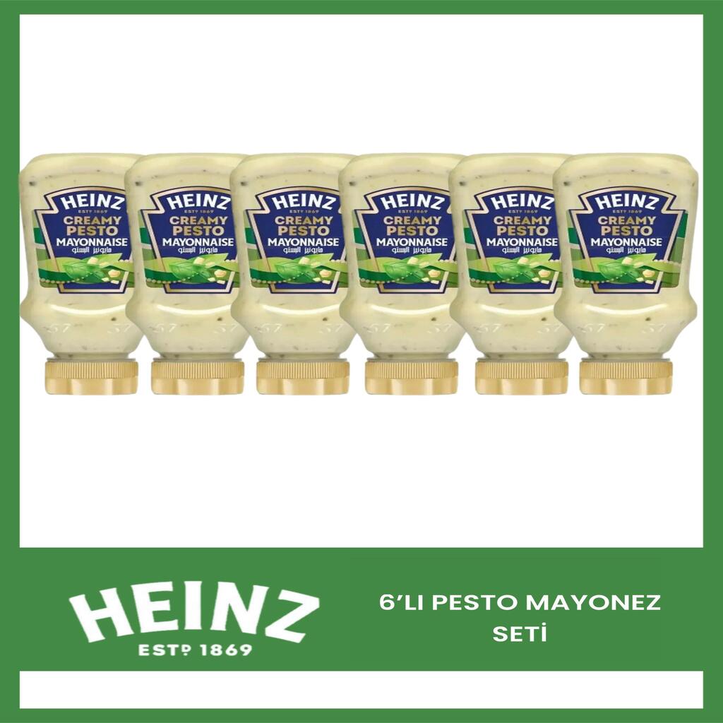Heinz 6 Adet Creamy Pesto Mayonez(6X225=1350gr)
