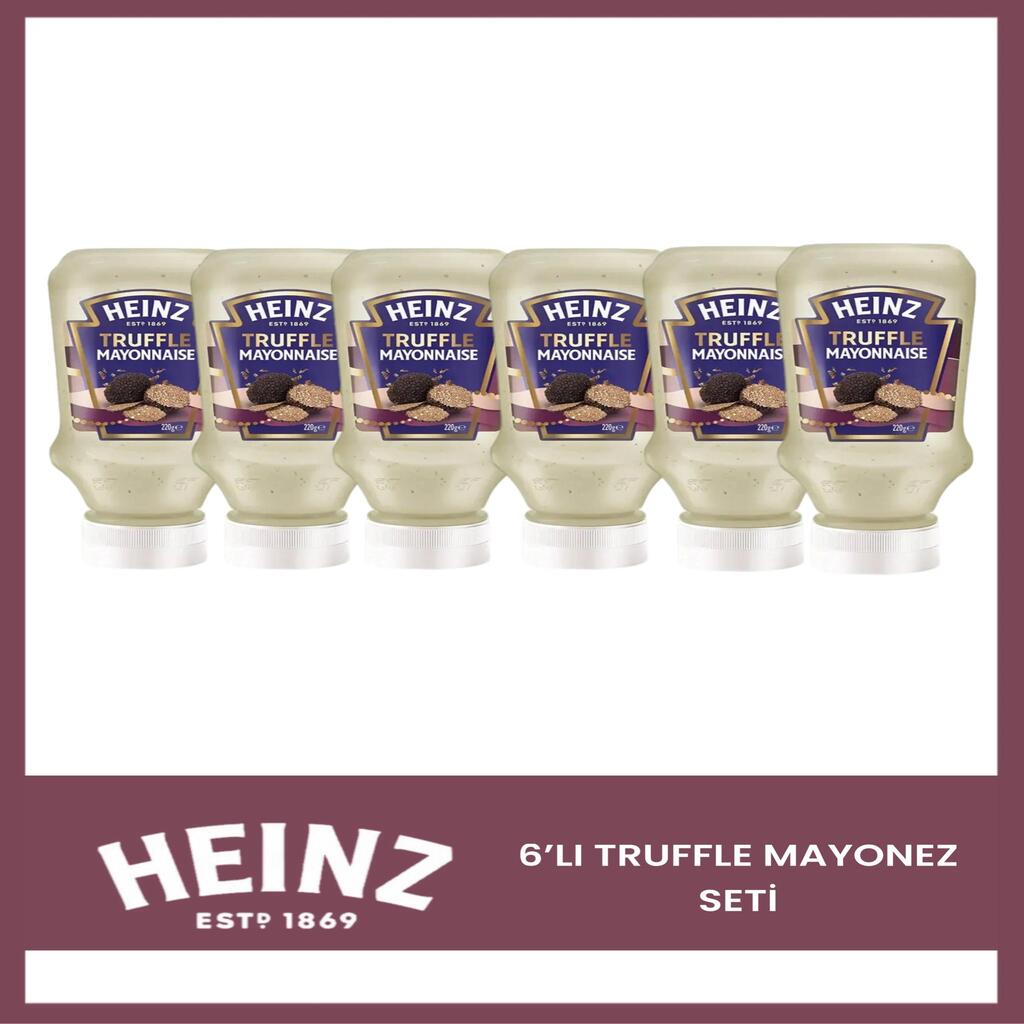 Heinz 6 Adet Truffle Mayonez(6X220=1320gr)