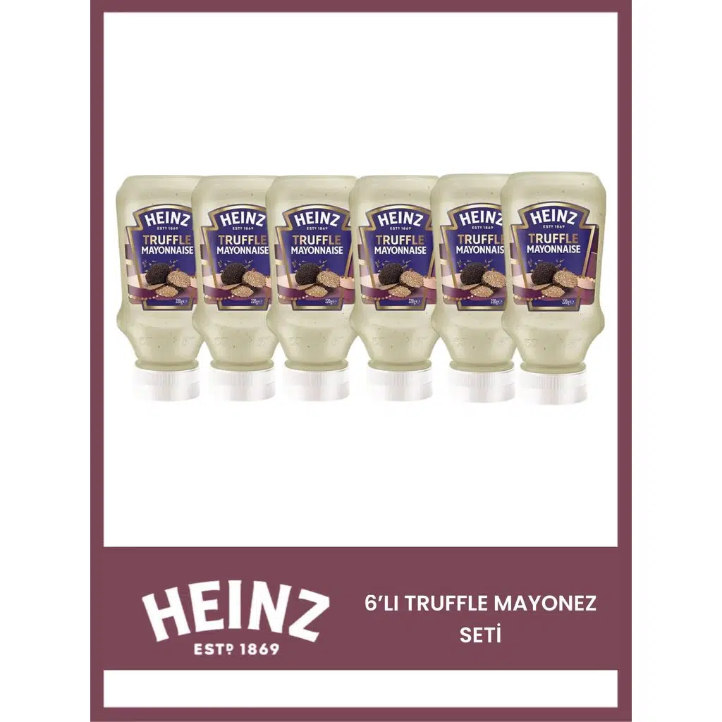 Heinz 6 Adet Truffle Mayonez(6X220=1320gr)