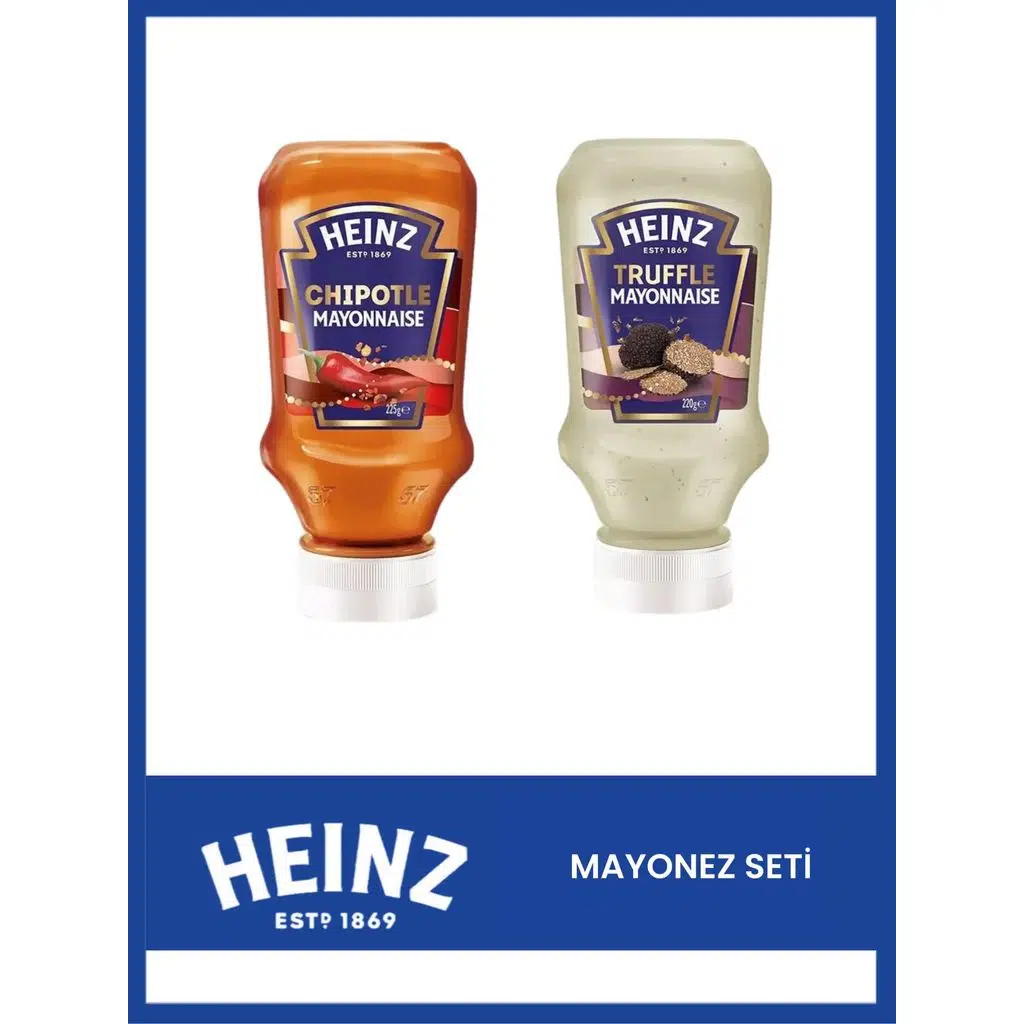Heinz İkili Set Mayonez Chipotle Acılı 225 gr Truffle 220 gr
