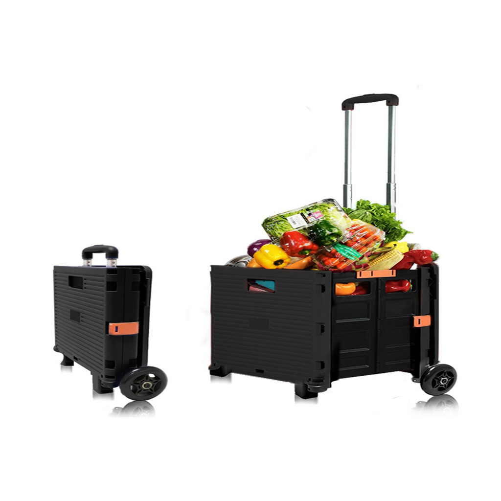 Katlanabilir ve Ayarlanabilir Market ve Pazar Arabası 40 kg