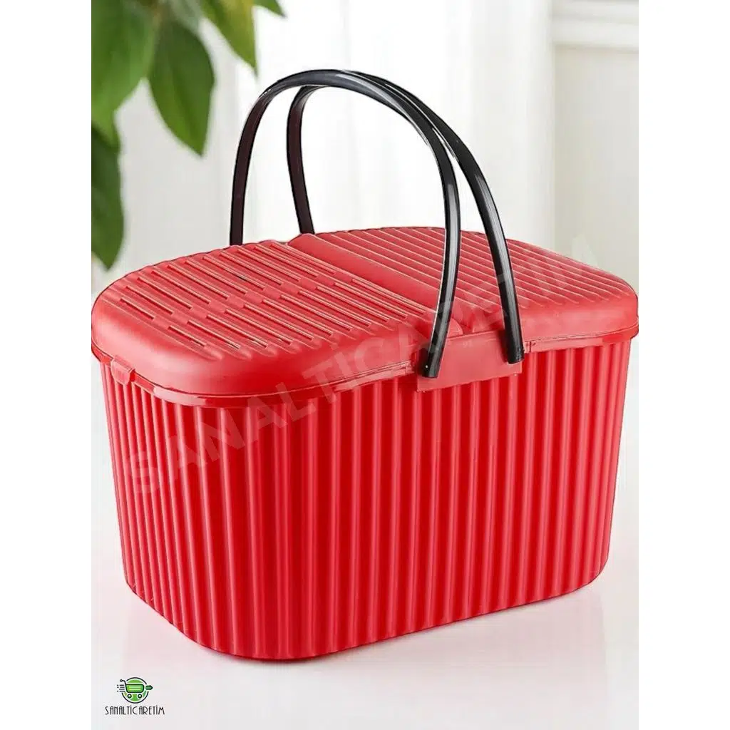 Kırmızı Piknik Sepeti 30 lt.