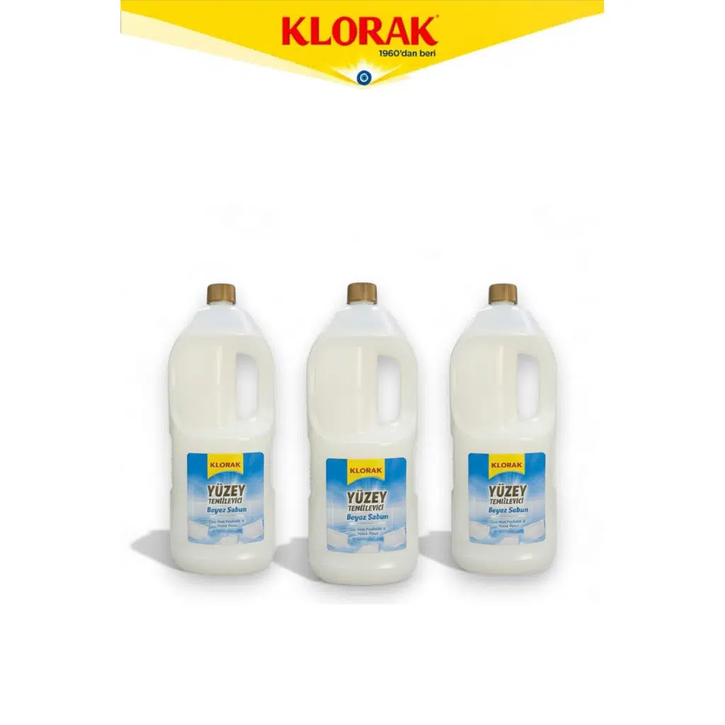 Klorak Beyaz Sabun Yüzey Temizleyici 1970 Ml 3 Adet
