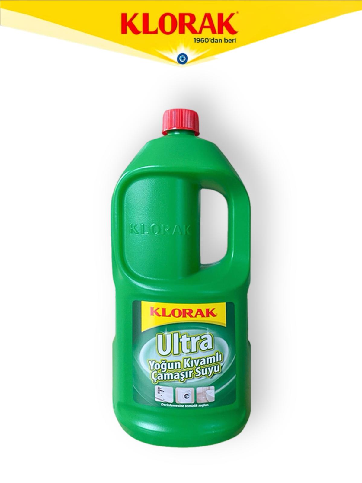 KLORAK ÇAMAŞIR SUYU 1850 ML (ULTRA KIVAMLI)*6