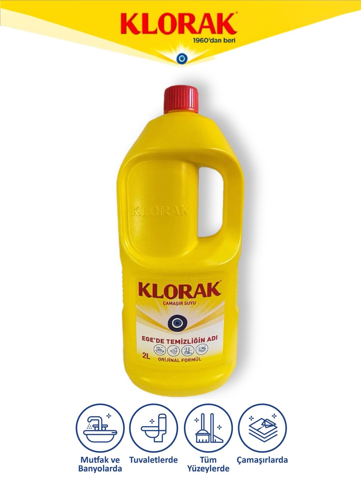 KLORAK ÇAMAŞIR SUYU 2000 ML*6