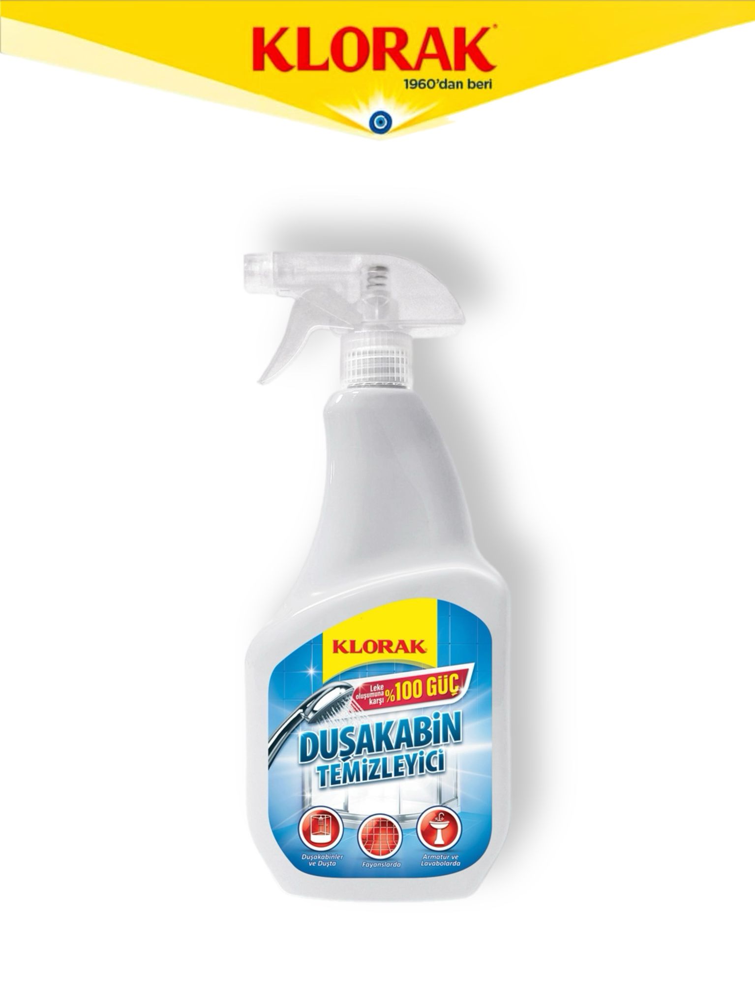 KLORAK DUŞAKABİN TEMİZLEYİCİ 750 ML*12