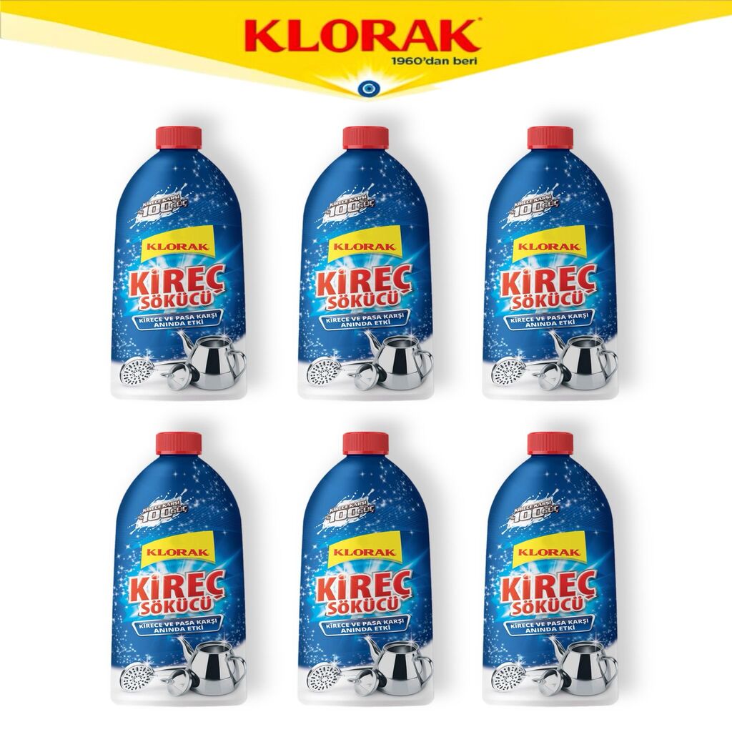KLORAK KİREÇ SÖKÜCÜ 750 ML 6 ADET