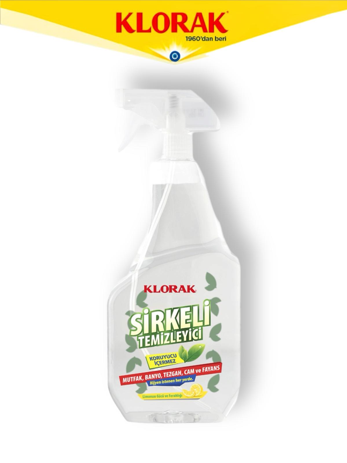 KLORAK SİRKELİ TEMİZLEYİCİ 750 ML*12
