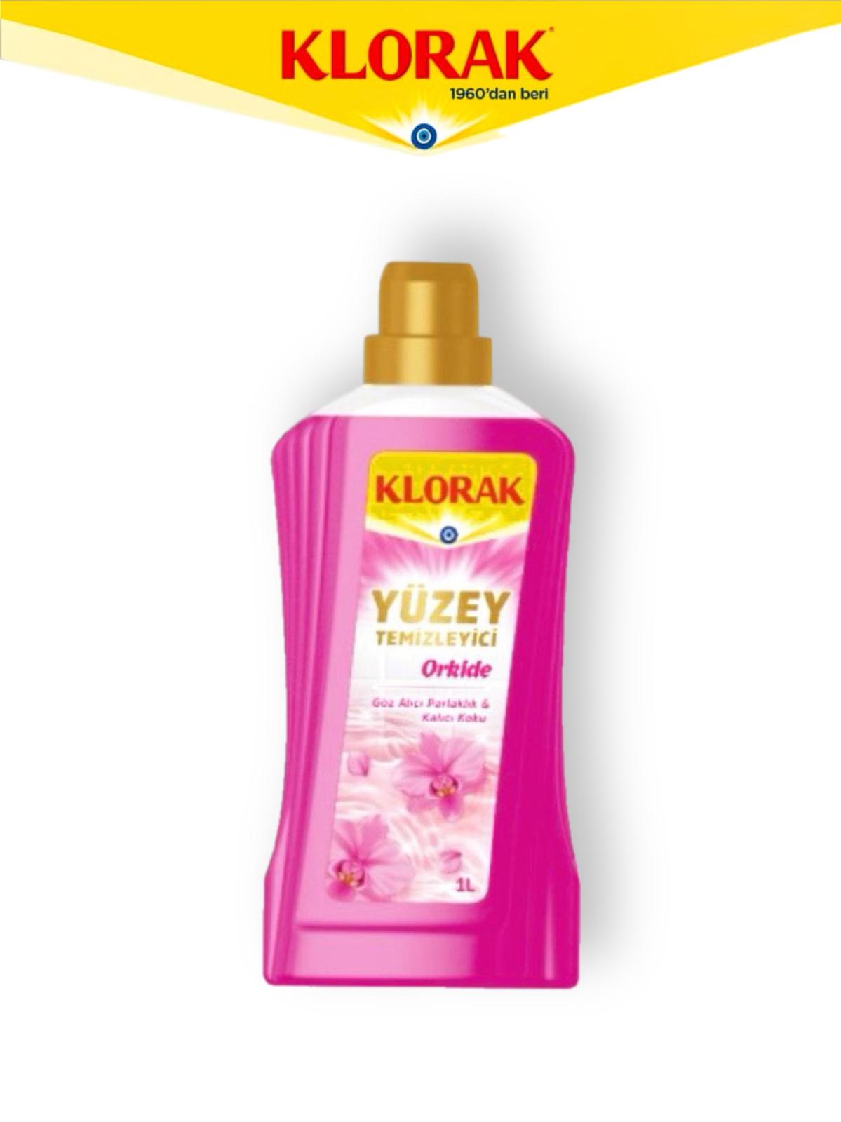 KLORAK YÜZEY TEMİZLEYİCİ 1000 ML (ORKİDE)*12