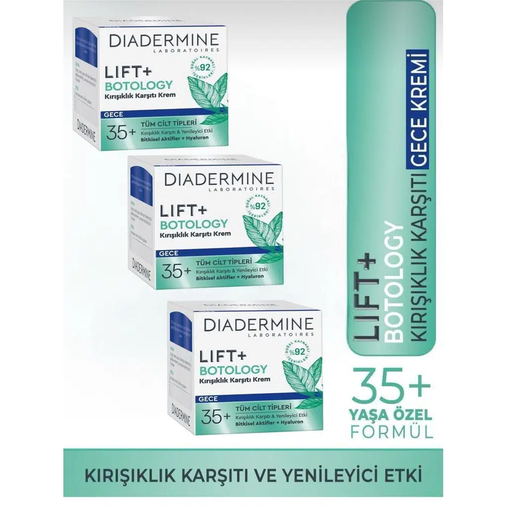 Lift+Botology Kırışıklık Karşıtı Gece Kremi 50 ml X 3 Adet