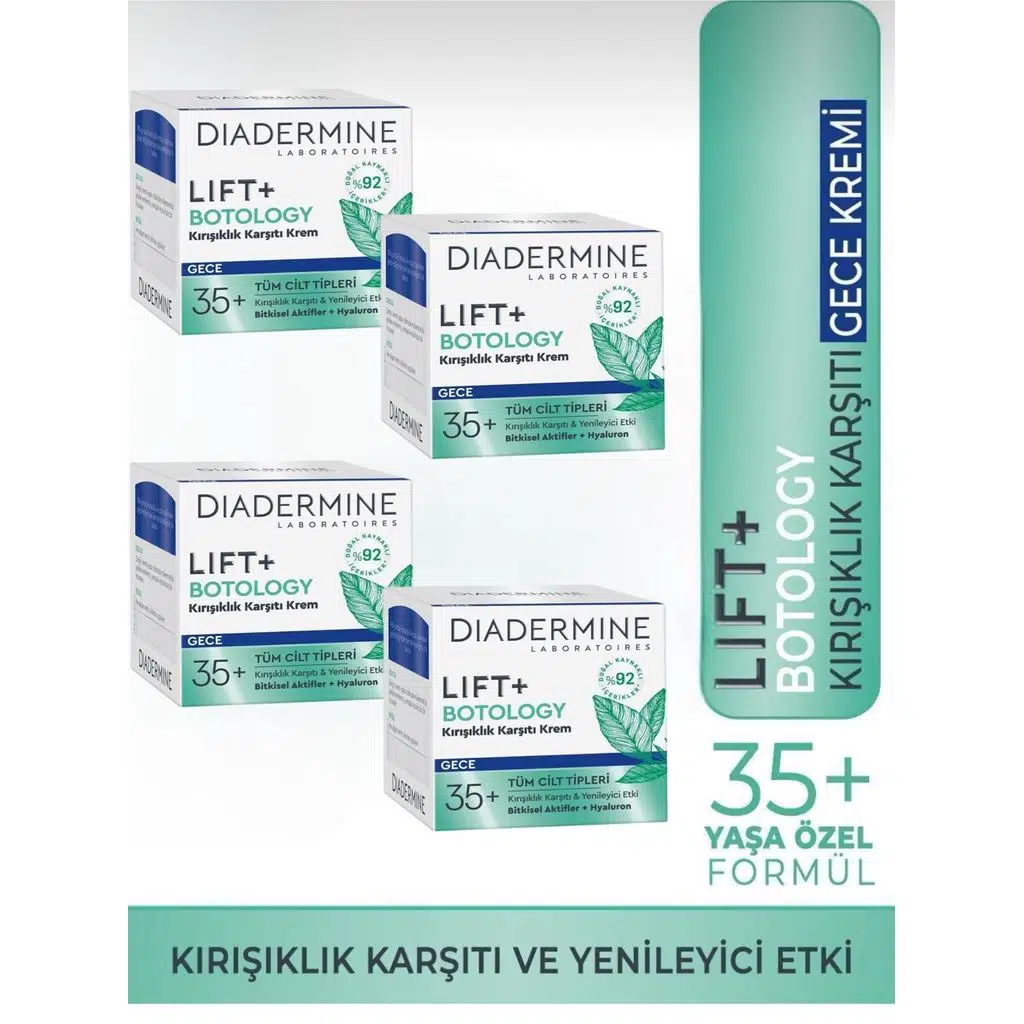  Lift+Botology Kırışıklık Karşıtı Gece Kremi 50 ml X 4 Adet