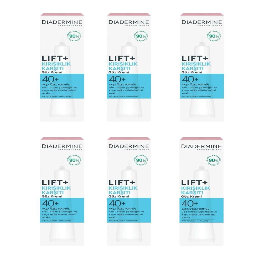 Lift+ Kırışıklık Karşıtı 40+ Göz Kremi 15 Ml X 6 ADET