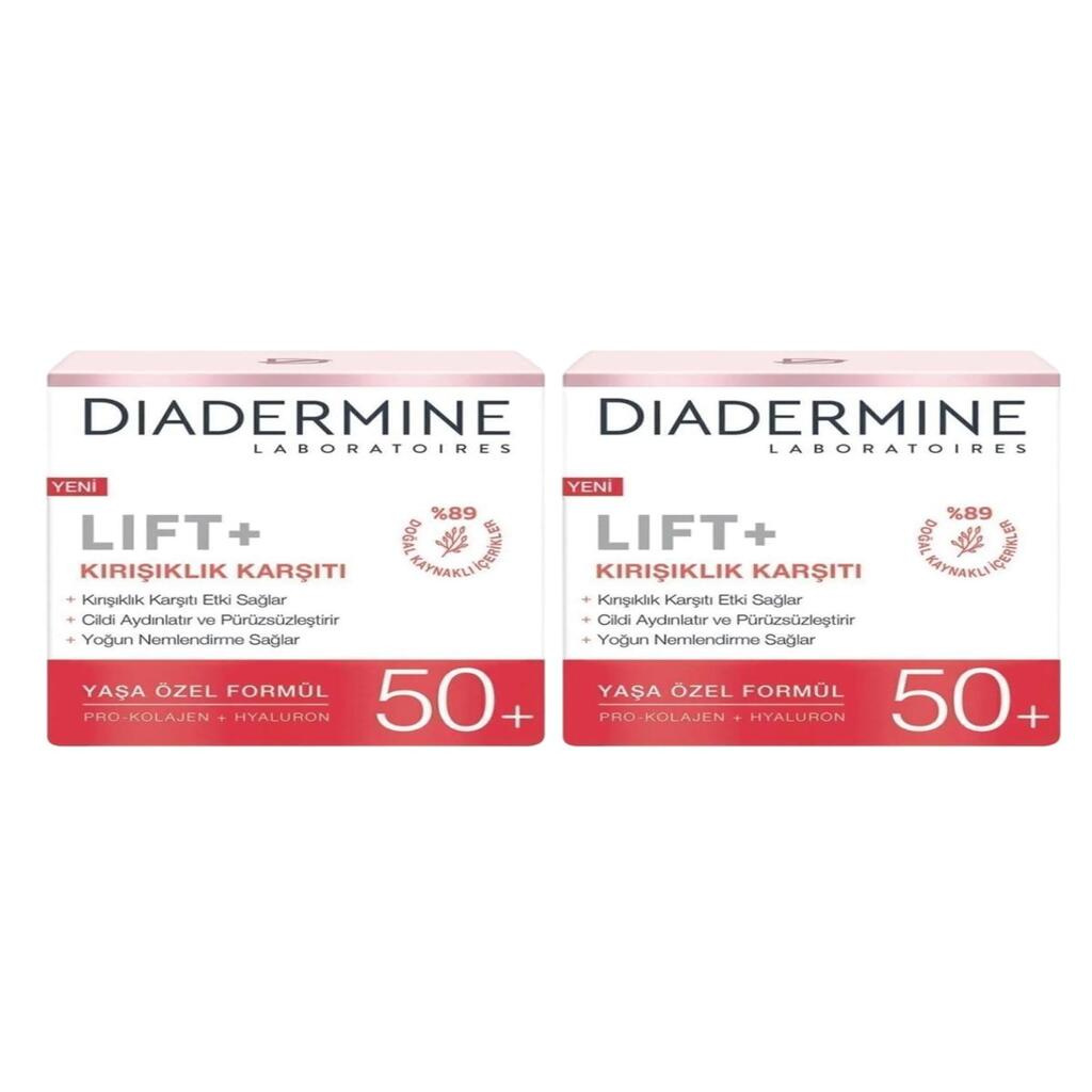 Lift+ Kırışıklık Karşıtı 50+ Yaşa Özel Formül 50ml X 2 Adet