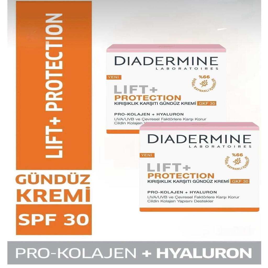 Lift Sıkılaştırıcı Ve Güneş Koruyucu Krem Spf 30 50 ml X 2 ADET