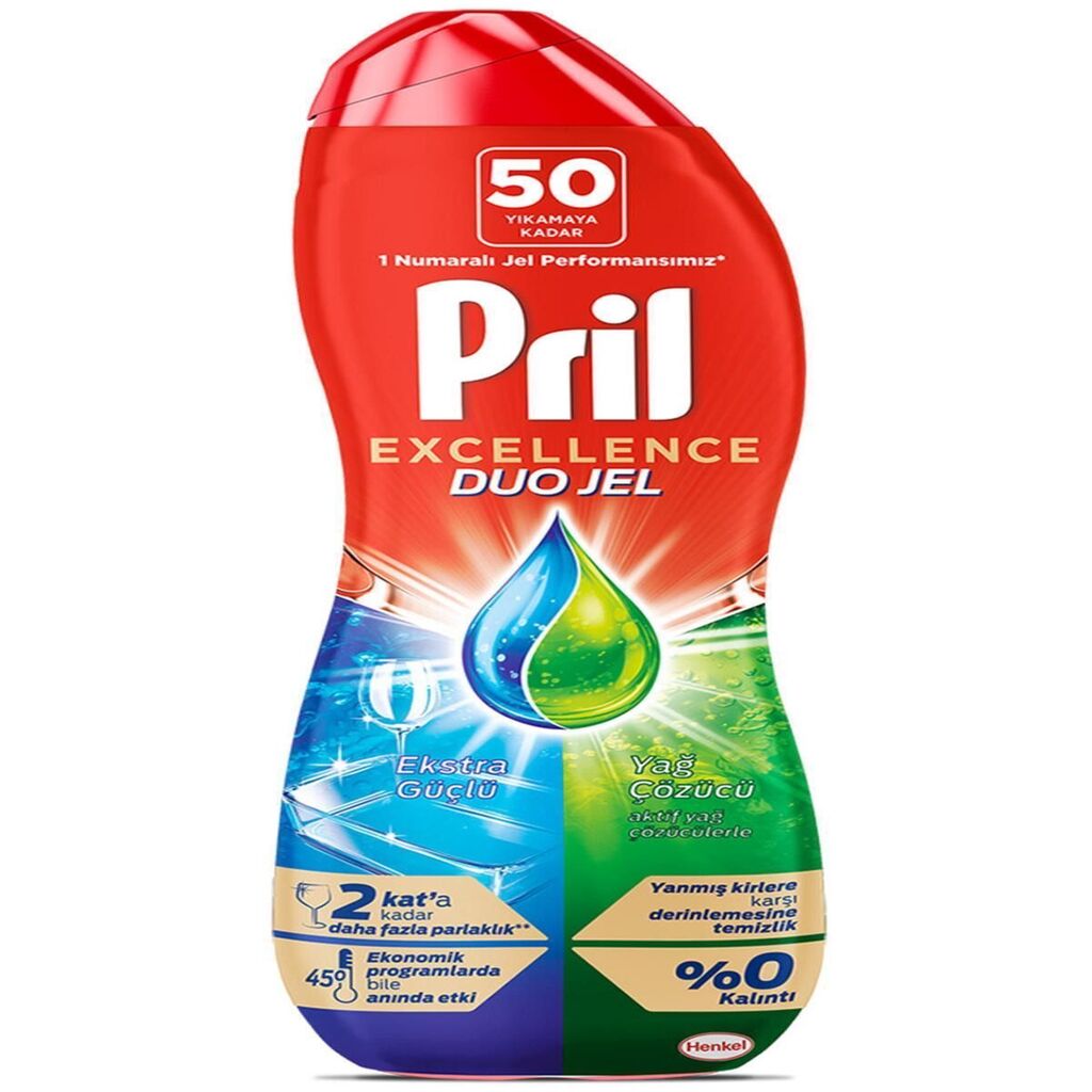 Marka: Excellence Jel Yağ Çözücü 900 Ml 50 Yıkama Kategori: Bulaşık Makinesi Temizleyici