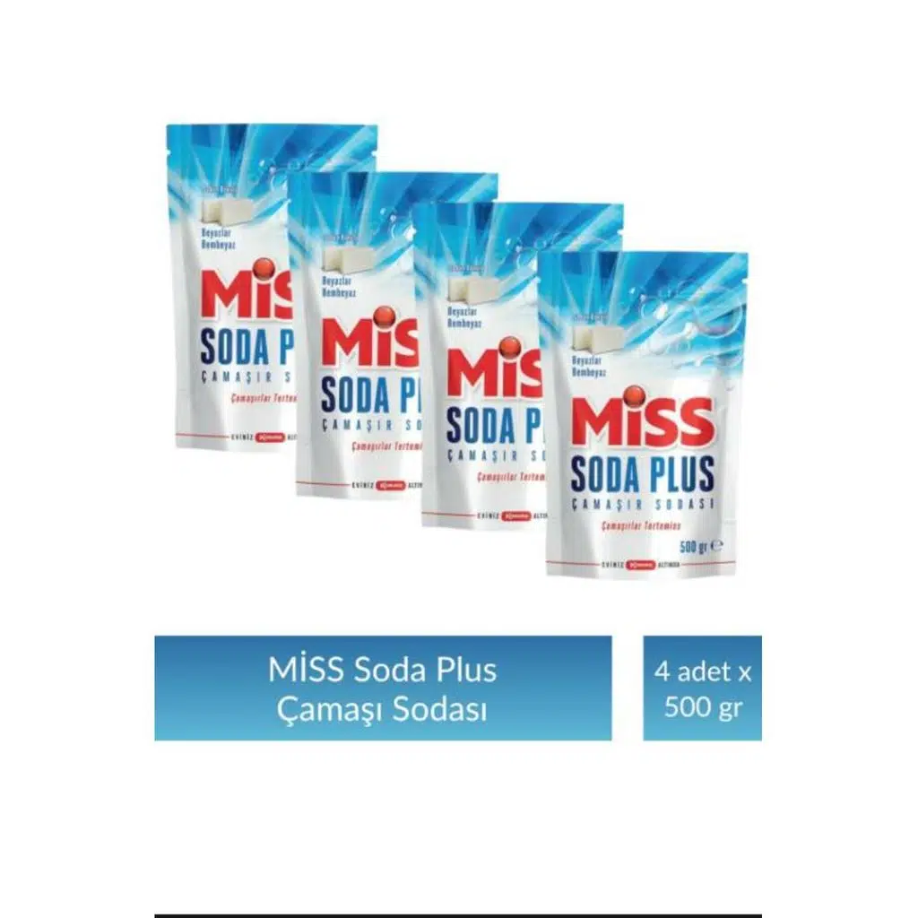 Miss Soda Plus 500 gr x 4 Adet