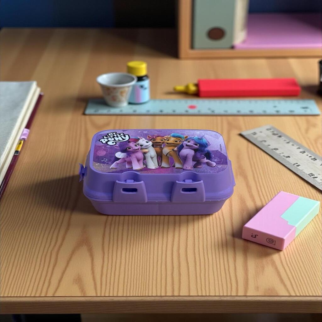 My Little Pony 4 Bölmeli Beslenme Kutusu Yemek Saklama Kabı