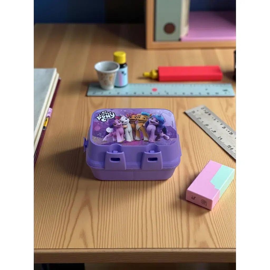 My Little Pony 4 Bölmeli Beslenme Kutusu Yemek Saklama Kabı