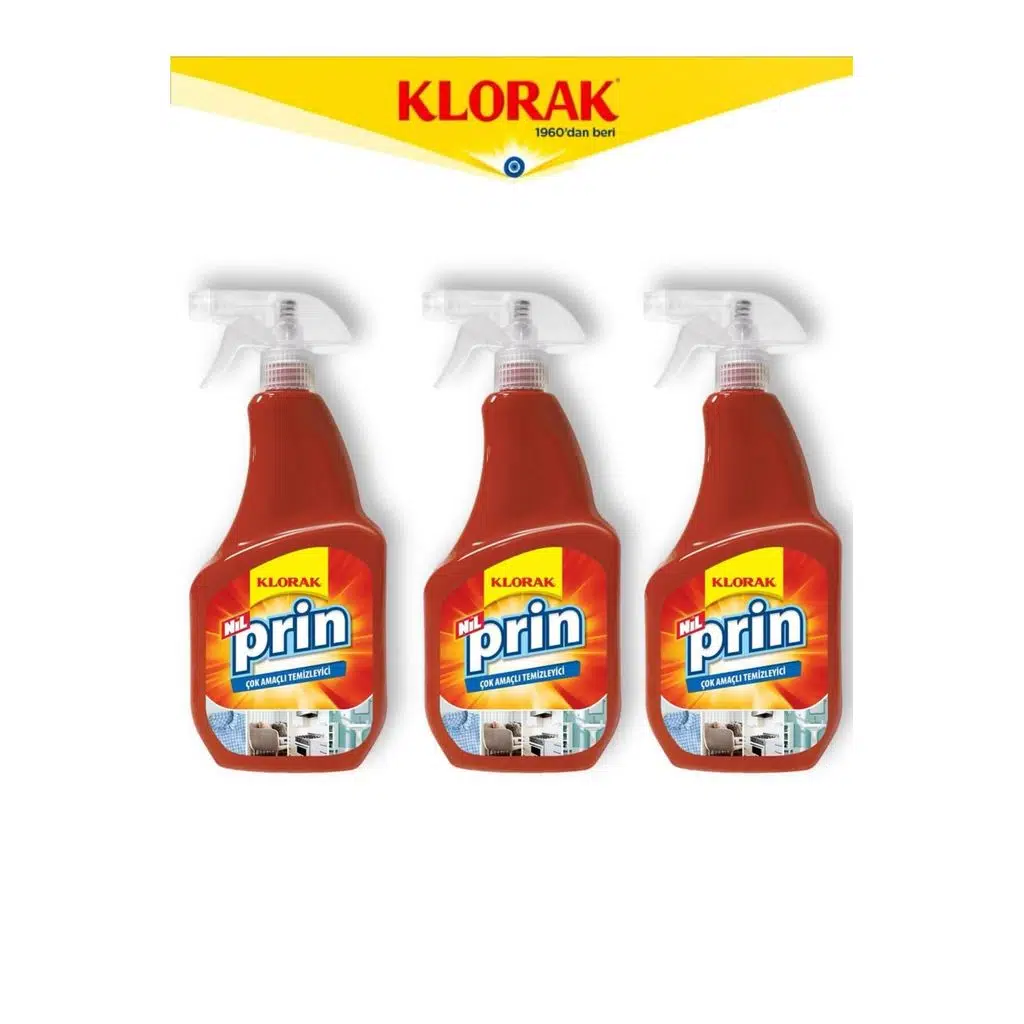 NİLPRİN ÇOK AMAÇLI TEMİZLEYİCİ 750 ML 3 ADET